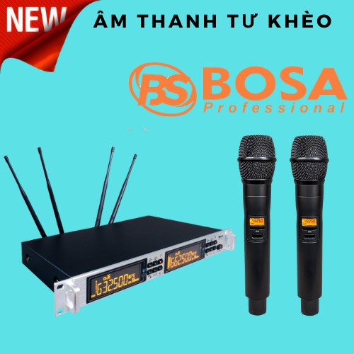 Micro karaoke không dây Bosa BK100 Plus nhập khẩu chính hãng