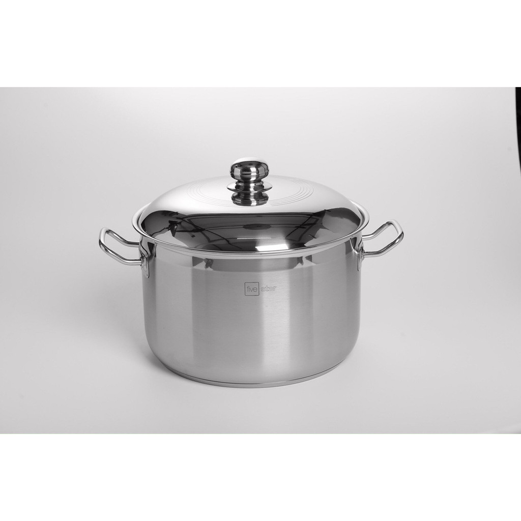 Nồi Luộc Gà Inox 3 Đáy Fivestar 36cm Dung Tích 20 Lít Dùng bếp từ, bếp ga, bếp điện [BẢO HÀNH 5 NĂM]