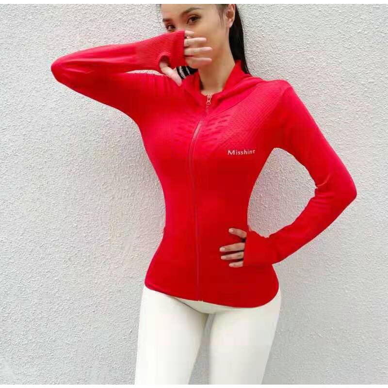 [Size S M L]. Có 2 Túi Ngoài Dây Kéo.  Áo khoác Nữ. Áo khoác thể thao Nữ thun dệt kim ôm Body Vải Thoáng Mát [ON21]