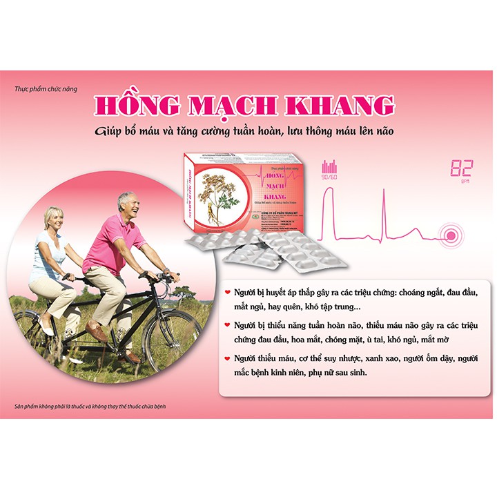 [TÍCH ĐIỂM] Hồng Mạch Khang (Hộp 30 Viên) - Dành Cho Người Huyết Áp Thấp - Victory Pharmacy