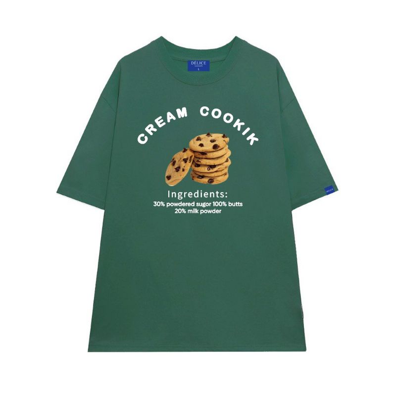 Áo thun CottonFull size tay ngắn Oversize Cream