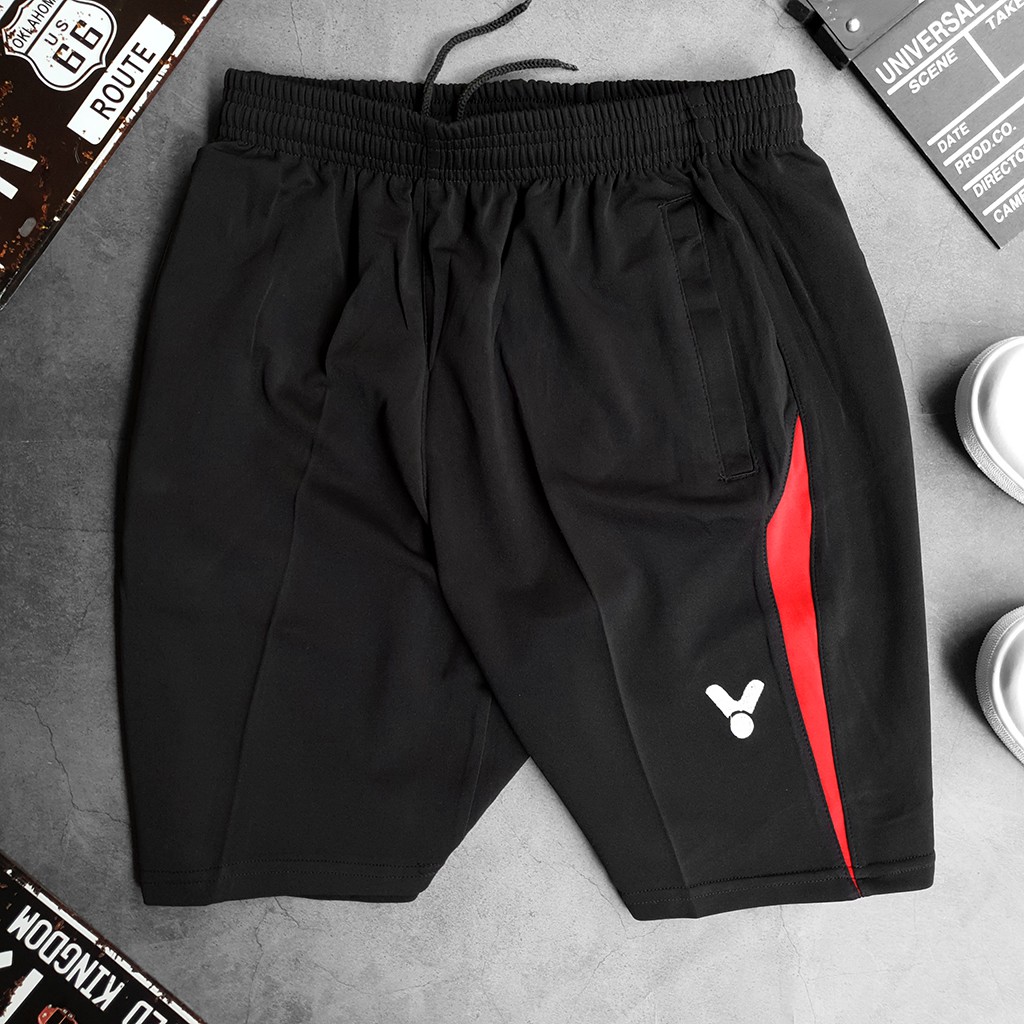 Quần Đùi Nam Thể Thao Victor Chất Vải Thun Co Giãn Mềm Mại, Mã TAVic01