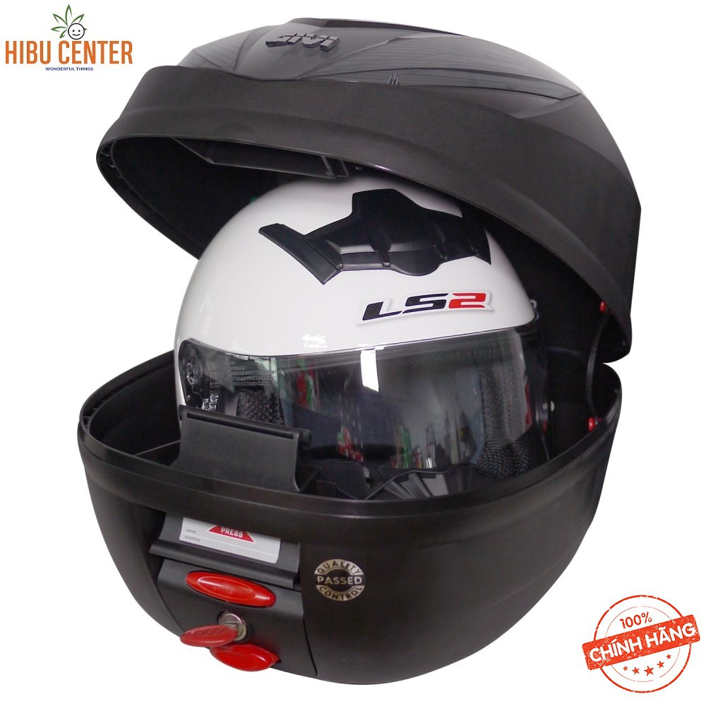 Thùng GIVI E250N/ E250N2 WILDCAT Phản Quang Đỏ/ Xám Khói 25 Lít Khóa Monolock Hàng Chính Hãng – HBCENTER