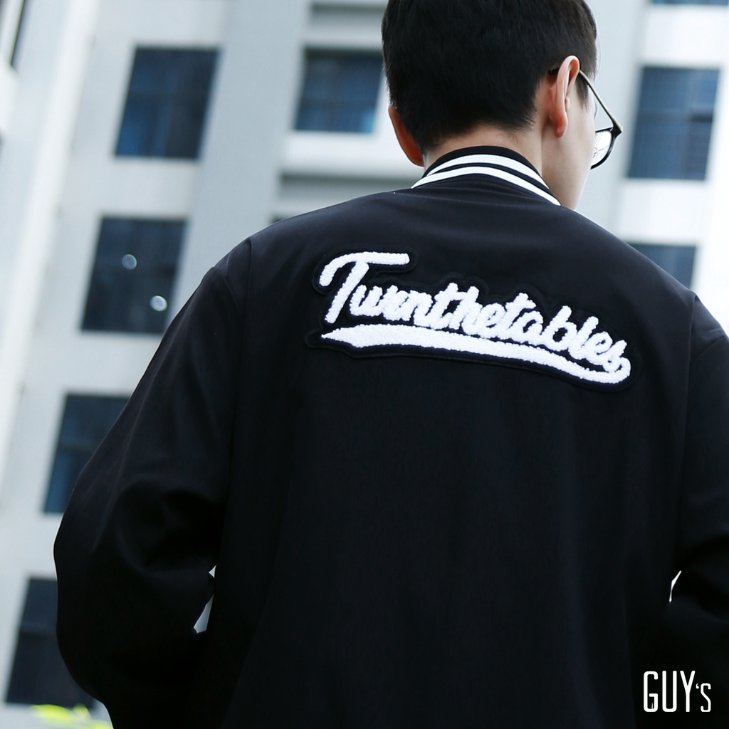 Áo khoác Lộn Cái Bàn unisex GUY's Closet, Varsity Jacket, Trẻ trung, Năng động, Nhiều màu