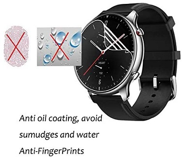 Set 3 miếng dán bảo vệ màn hình cao cấp thời trang cho đồng hồ thông minh Xiaomi Huami Amazfit Gtr 2