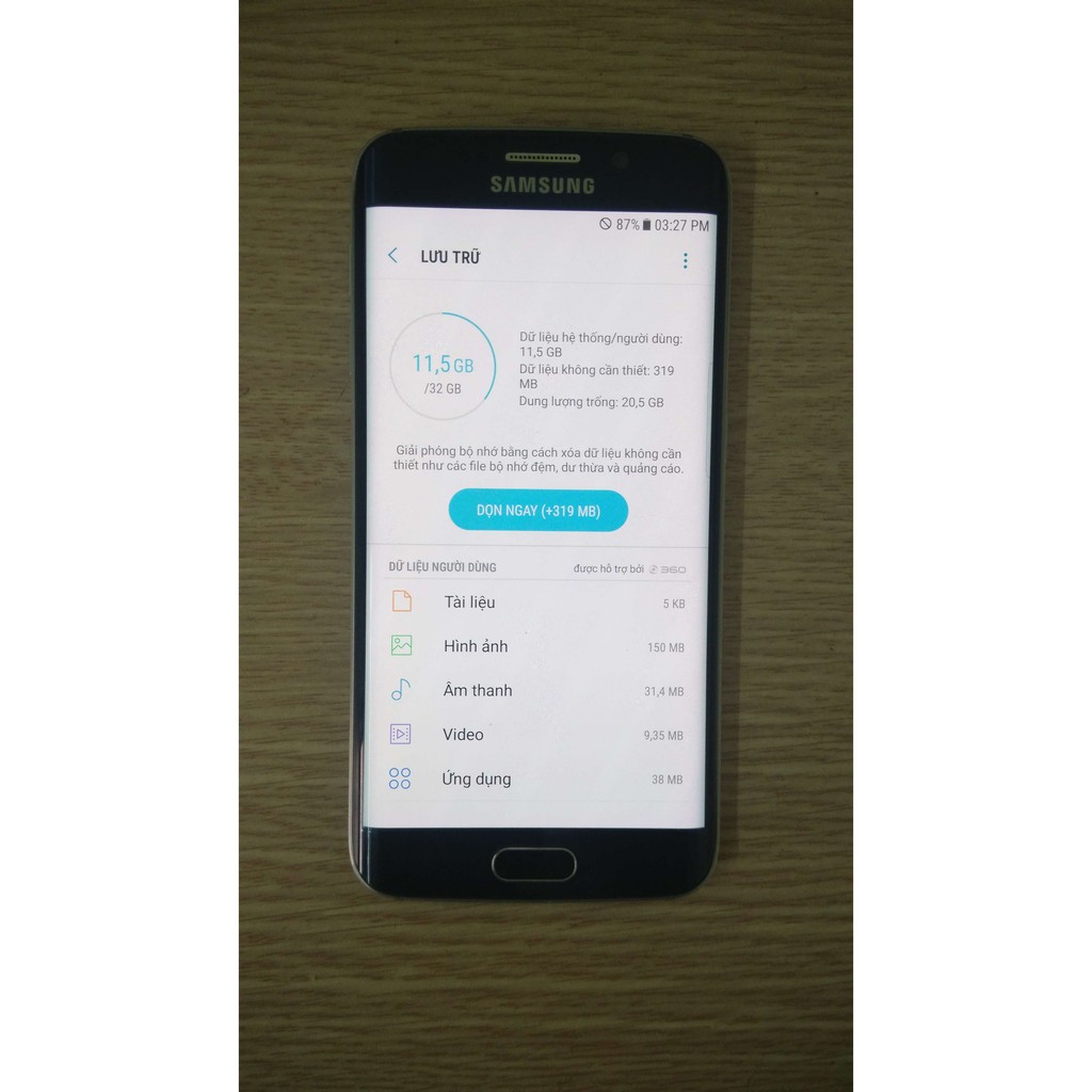 Điện thoại Samsung Galaxy S6 edge chính hãng, ram 3G/32G