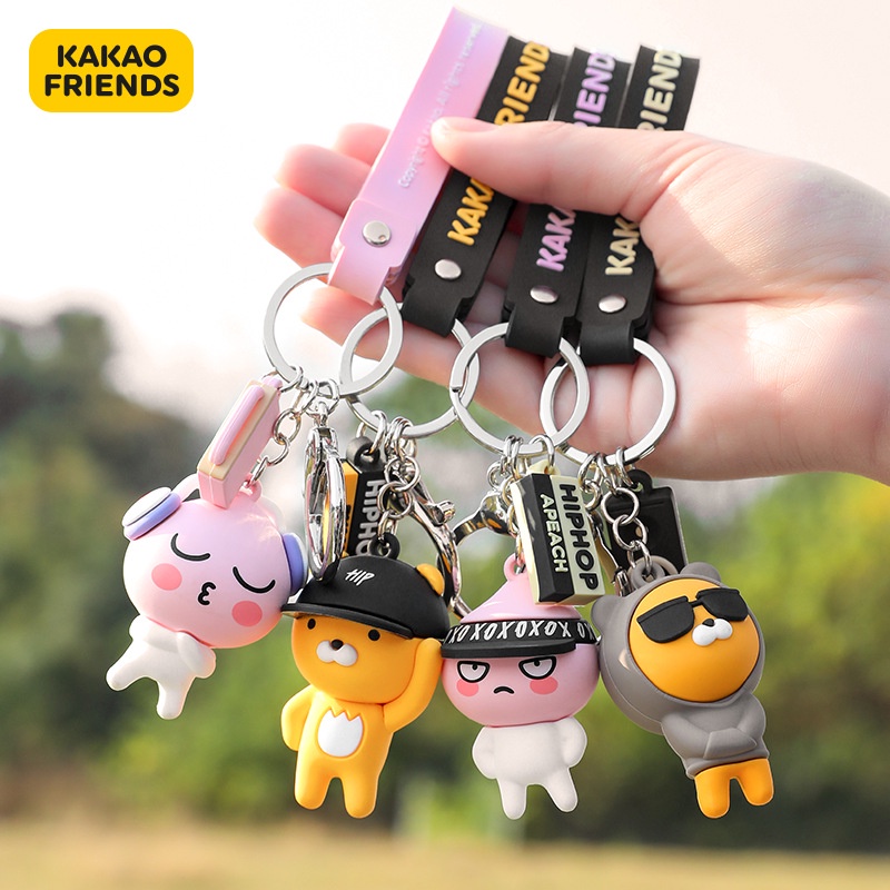 Kakao Móc Chìa Khóa Hình Búp Bê Độc Đáo Cho Cặp Đôi