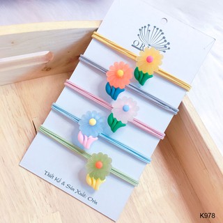 Set 5 buộc tóc, cột tóc dễ thương Orin K978