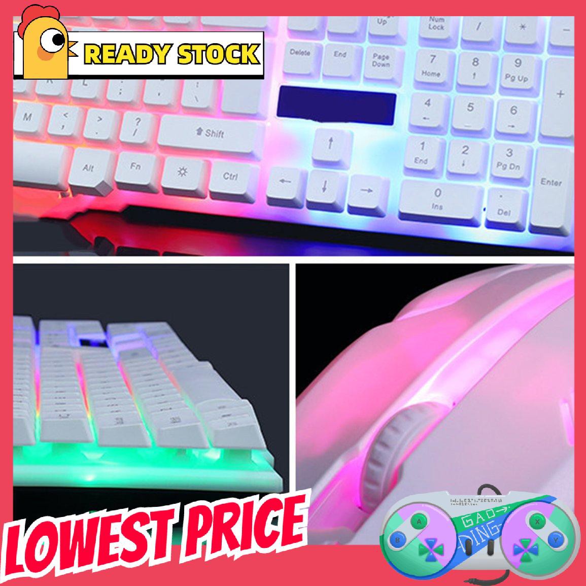 Bộ Bàn Phím Và Chuột Cho Ps4 Có Đèn Led Cầu Vồng | BigBuy360 - bigbuy360.vn