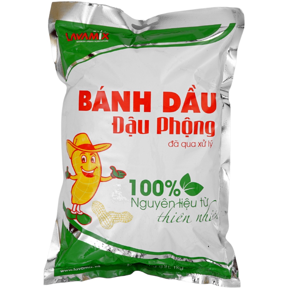 Bánh Dầu Đậu Phộng Lavamix Dạng Bột Đã Qua Xử Lý- Gói 1kg (PLV-003-01KG)