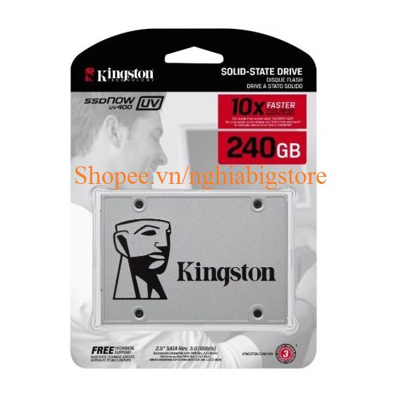 Ổ Cứng Thể Rắn SSD 240GB Kingston A400 Sata III