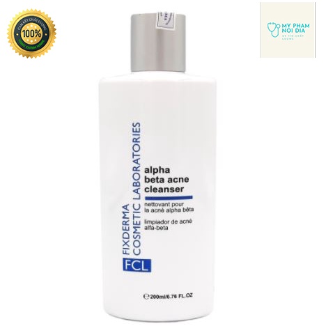 Fixderma FCL Alpha Beta Acne Cleanser Sữa rửa mặt c ho da dầu mụn