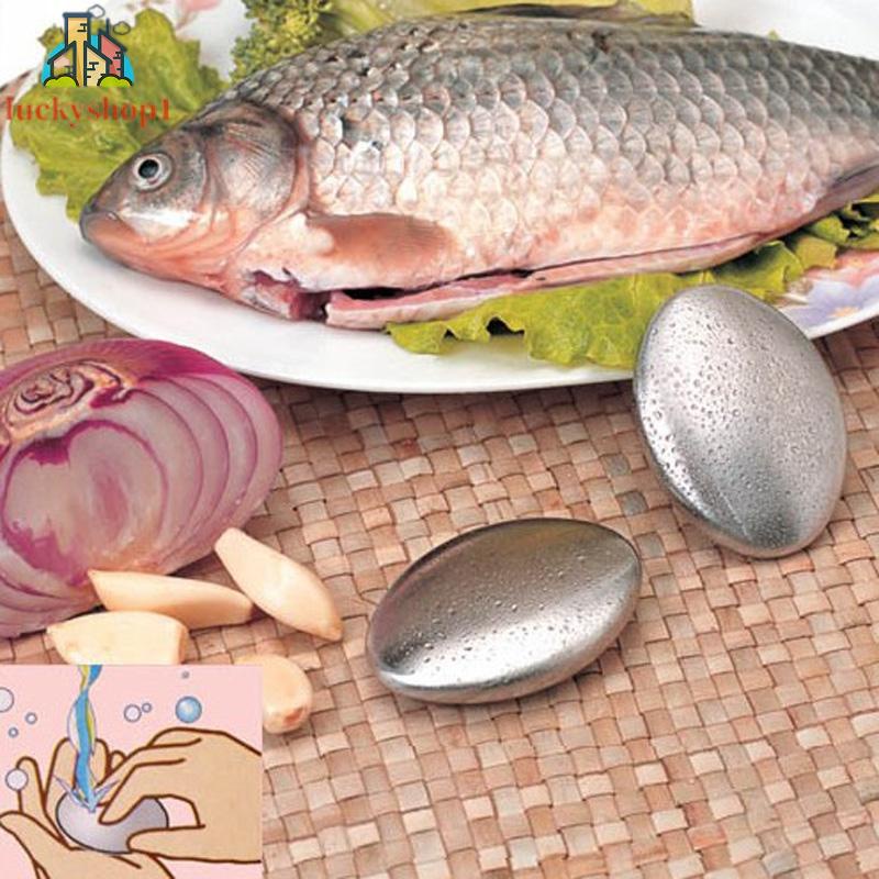 ❤❤❤(Hot products for family life)Stainless Steel Soap Odour Remover Kitchen Bar Hand Eliminating Odor Smell Chef Steel Soapcan