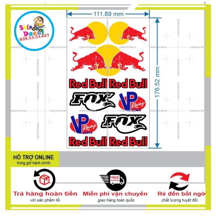 LOGO STICKER MINI DÁN XE MÁY L 04 - SHINDECAL2