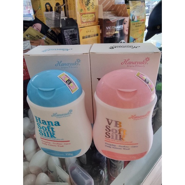 dung dịch vệ sinh HANA SOFT SILK 150g  ( chuẩn cty )