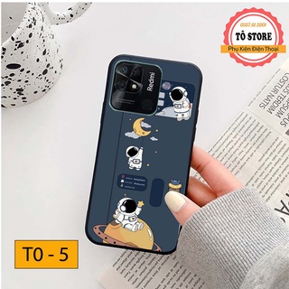 Ốp lưng Xiaomi Redmi 10C, Redmi 10A Phi hành gia vũ trụ ngân hà cá tính, trẻ trung, chất liệu in UV chống trầy xước