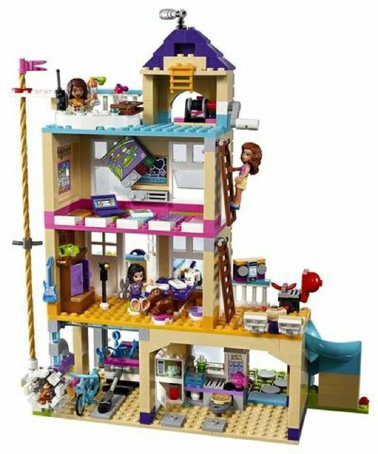 Lắp ráp kiểu lego friends -  ngôi nhà tình bạn