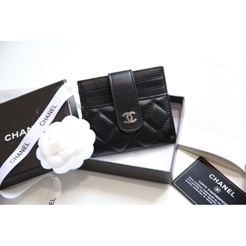 Ví cài thẻ da thật