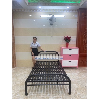 Giường sắt kiểu bo góc rẻ đẹp - nhiều kích thước - freeship hcm - Nội Thất Bảo An