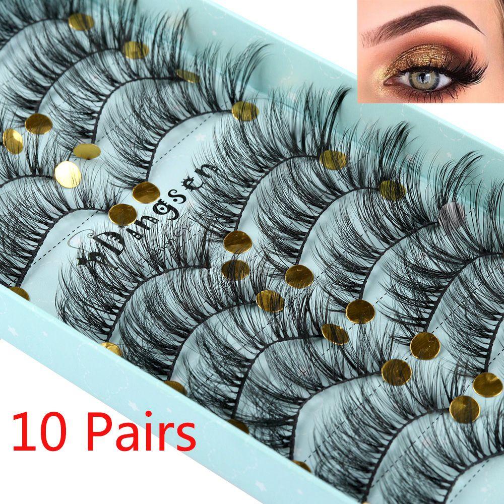 Bộ 10 Cặp Lông Mi Giả BORAG SKONHED 3D Tự Nhiên