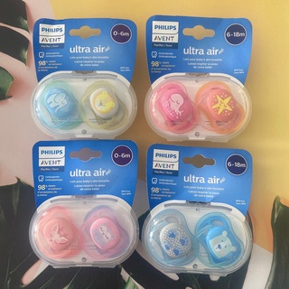 Ty ngậm/ ty giả thông khí Ultra Air Philips Avent cho trẻ từ 0-6 và 6-18 tháng