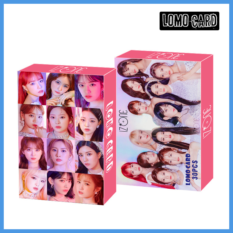 Thẻ Hình Lomo Nhóm Nhạc Exo Got7 Seventeen