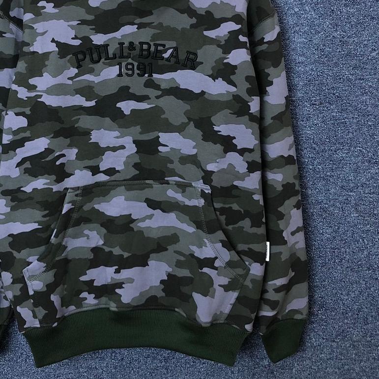 Mua Áo Khoác HOODIE Kéo Toàn Diện Họa Tiết Rằn Ri Quân Đội I PULL AND ...