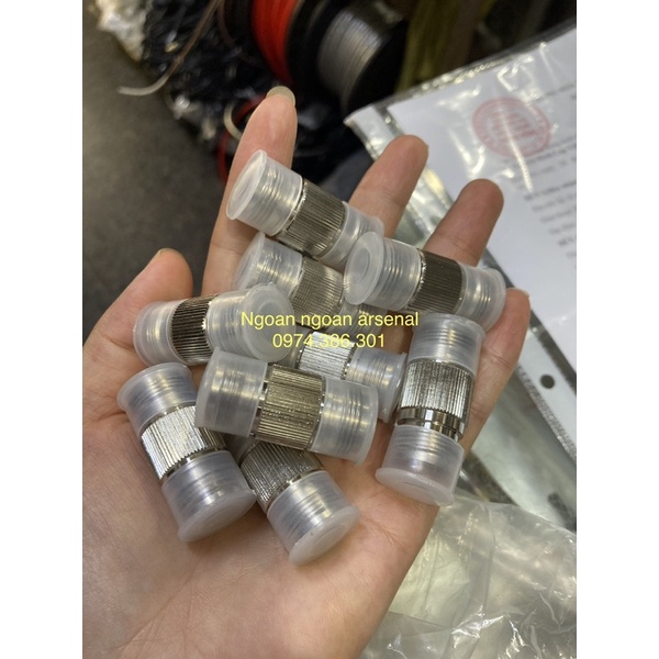 jack nối N cái female, nối N đực male, nối N cái female có bệ. nối jack cao tần viễn thông