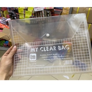 Túi đựng hồ sơ tài liệu,Clear,Cặp khuy Dày Đẹp