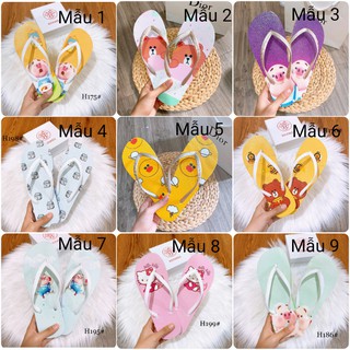 (HOT) Dép nữ 💖FREESHIP💖 Tông nữ dép xỏ ngón siêu cute 9 mẫu HOT