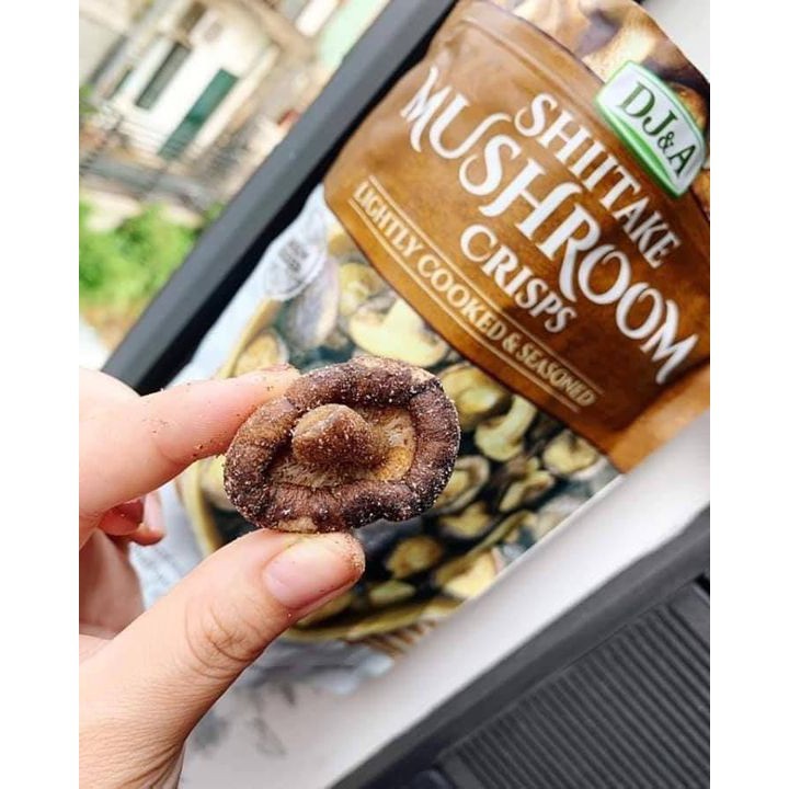 [DATE MỚI] Snack Nấm Hương Sấy Giòn DJ&amp;A SHIITAKE MUSHROOM CRISPS 150g 225g (CHUẨN ÚC)