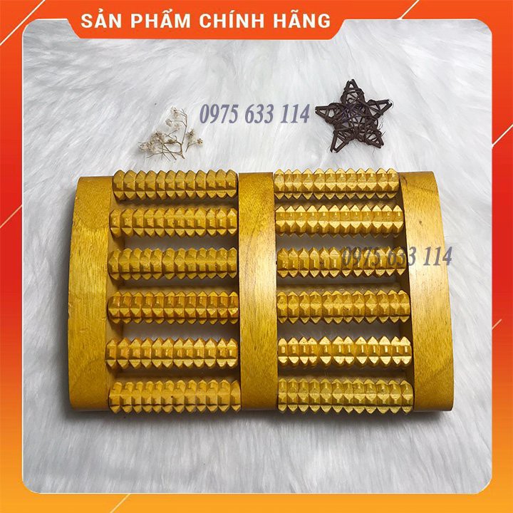 Bàn lăn chân gỗ FREESHIP bàn lăn massage chân bằng gỗ cỡ đại bấm huyệt thư giãn (M7)