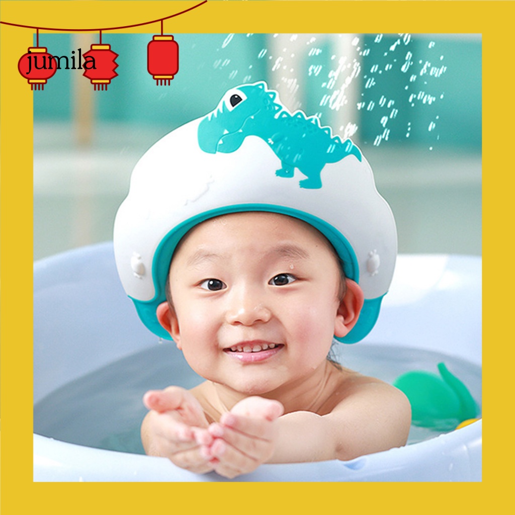 Mũ Tắm Chống Thấm Nước Hình Khủng Long Sáng Tạo Cho Bé