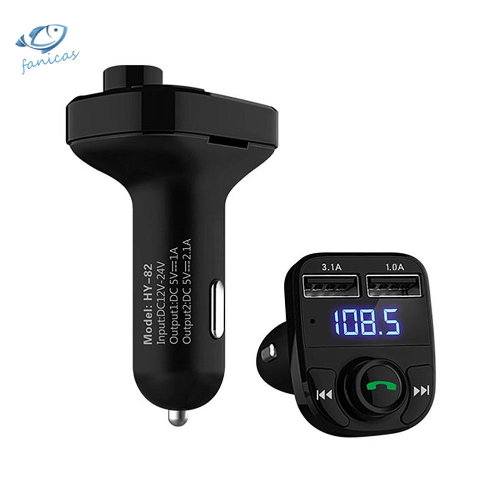 Cóc Sạc Pin Hai Cổng USB Bluetooth Hiệu FANICAS HY-82 Cho Máy Nghe Nhạc MP3