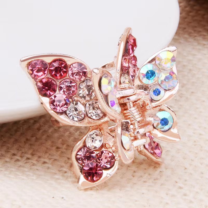 Kẹp tóc Kiểu con bướm đính đá pha lê