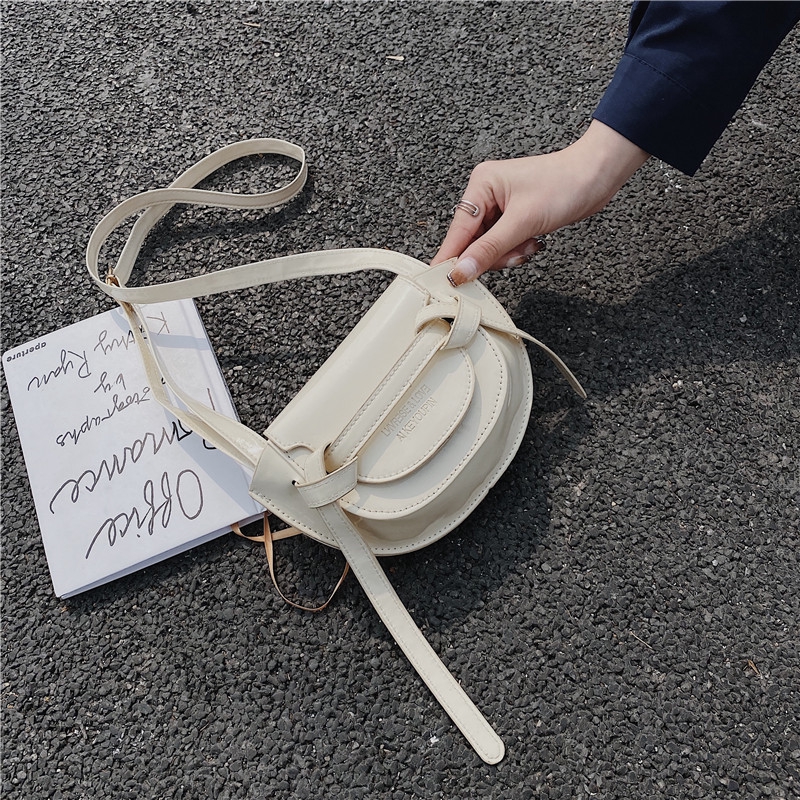 Túi đeo chéo JASMIN NOIR bằng da PU mini phong cách dễ thương thời trang