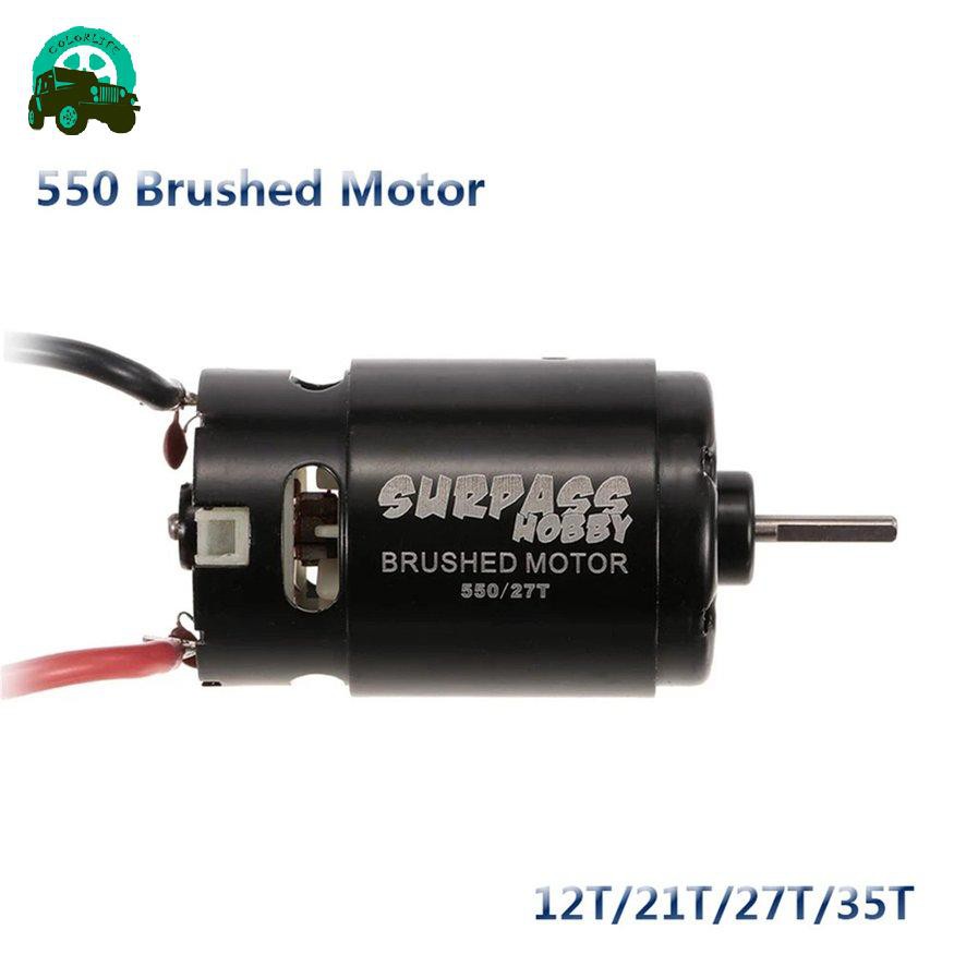 550 Brushed Motor,12T 21T 27T 35T Motor,RC Car Motor,for 1/10 RC Car HSP HPI Wltoys Metal RC Car Upgraded Parts