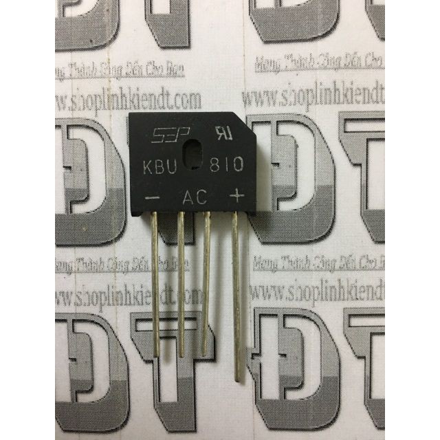 Chỉnh lưu cầu Diode KBU810 8A 1000V hàng mới chính hãng