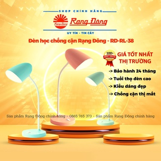 Đèn học để bàn RẠNG ĐÔNG chống cận, đèn bàn Led RD-RL-38, bán chạy nhất thị trường