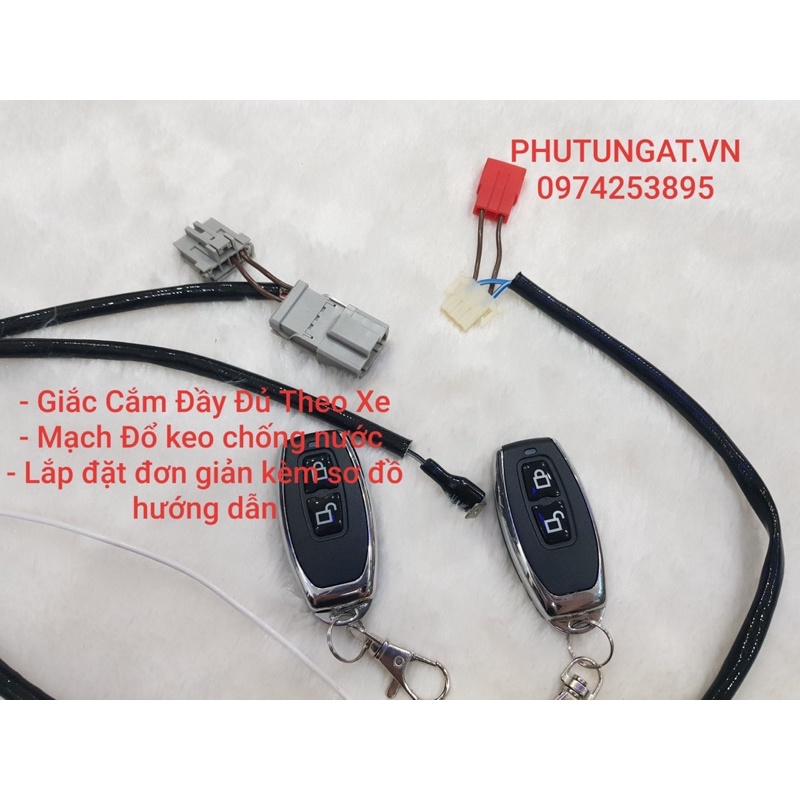 Mạch Tắt Mở Máy và Đề Xe Từ Xa Xe Wave A110 Wave RSX Wave RSX FI không cần dùng chìa khoá