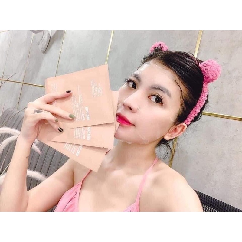 Hộp 50 miệng nạ nhau thai cừu CHÍNH HÃNG-mask nhau thai cừu