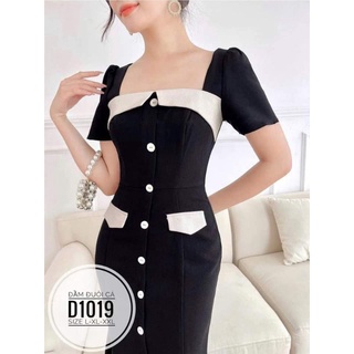 (Bigsize 60-90kg) Đầm đuôi cá túi viền