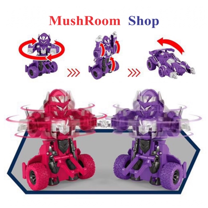 Đồ Chơi Xe Biến Hình Robot Chạy Đà Dành Cho Bé
