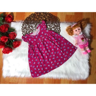 Đầm baby doll tay cánh tiên cho bé