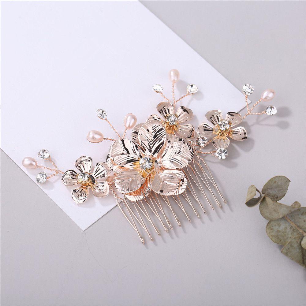 Lược Cài Tóc Cô Dâu Xinh Xắn MIHAN1|Kẹp Vương Miện Cô Dâu