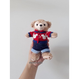 Gấu bông Duffy size móc khóa