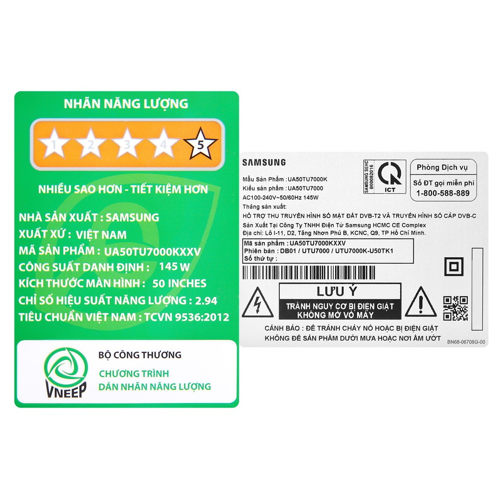 Smart Tivi Samsung 4K 50 inch UA50TU7000 Mới 2020 | BigBuy360 - bigbuy360.vn