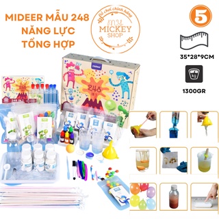 Đồ chơi khoa học Mideer 248 thí nghiệm thực hành các hoạt động steam,stem cho bé từ 5 tuổi giáo dục thông minh