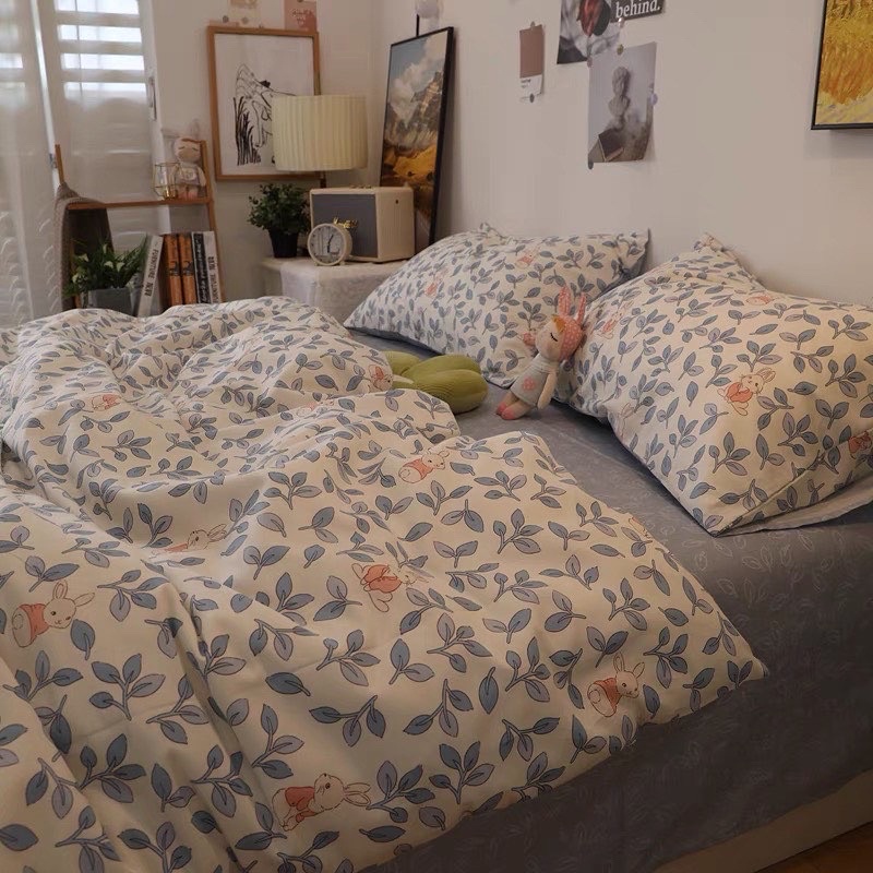 BST Set Bộ Vỏ Cotton Living, Chất Cotton 100% Mềm Mát, Thấm Hút Tốt _shinbedding