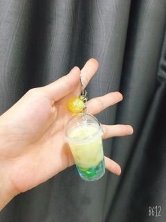 Móc khoá trà sữa siêu yêu